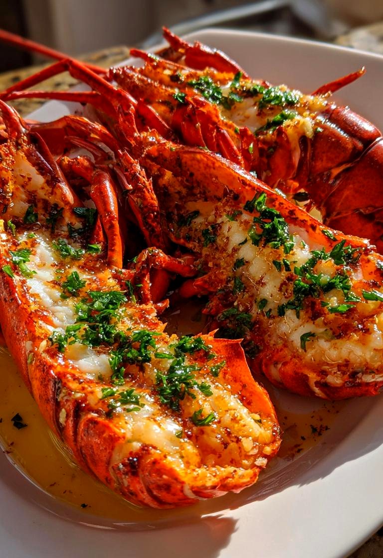 Grilled lobster